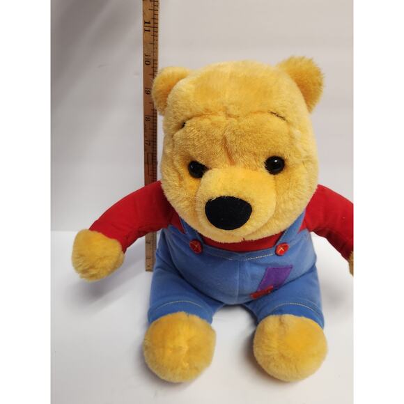 Vintage Talking Winnie The Pooh Battery Powered Sitting Pooh Bear Plush 11" - Picture 3 of 6